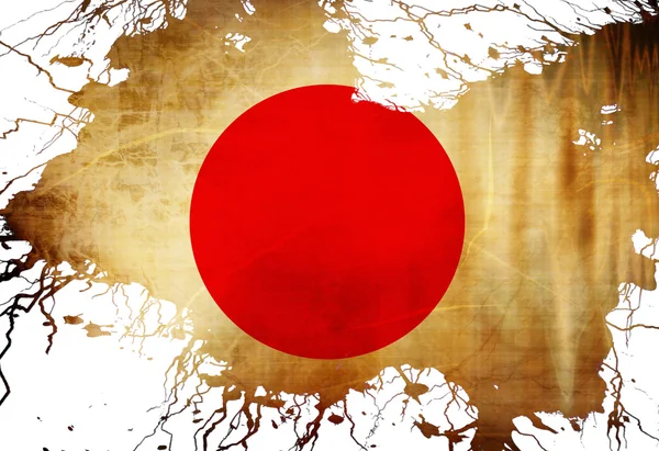 Japanische Flagge — Stockfoto