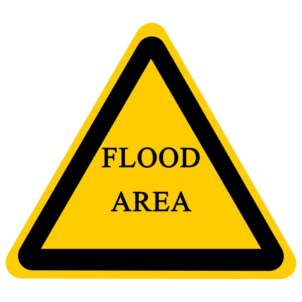 Flood sign — Stock Photo, Image