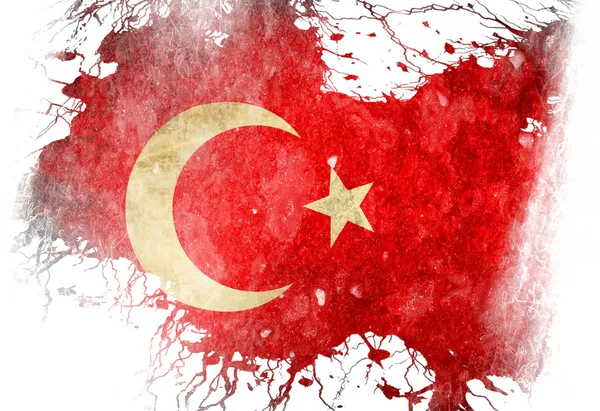 Türkische Flagge — Stockfoto