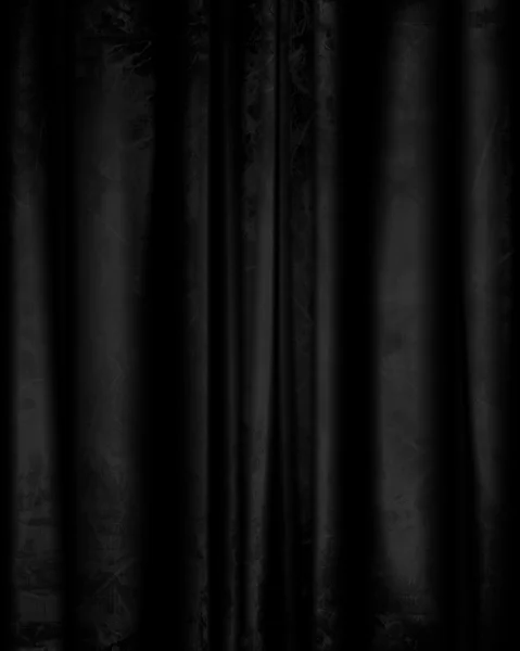 Black drapes — Stock Photo, Image