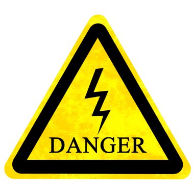 Yüksek Voltaj Tehlike işareti