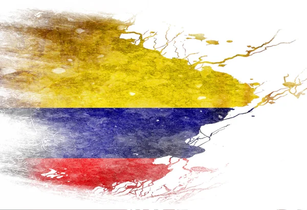 Colombiansk flagg – stockfoto