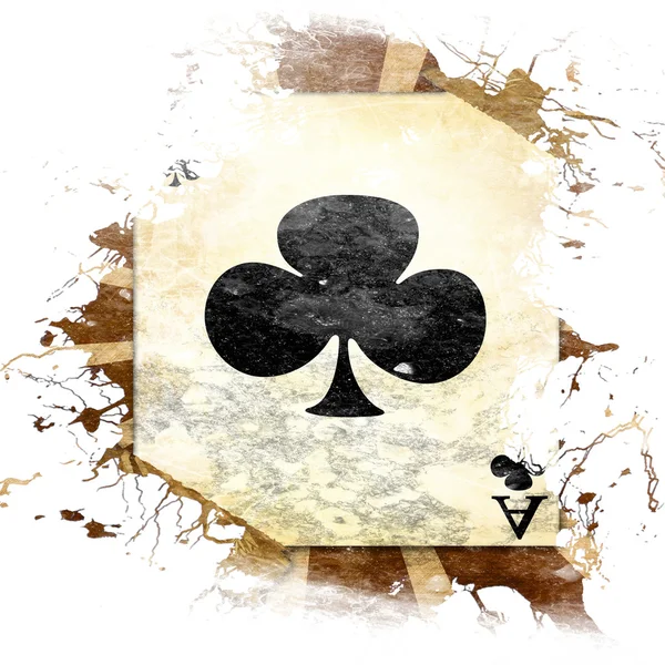 Old playing card — Stock Photo, Image