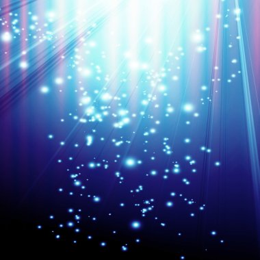 Sahne ışıklarıyla kırmızı perde