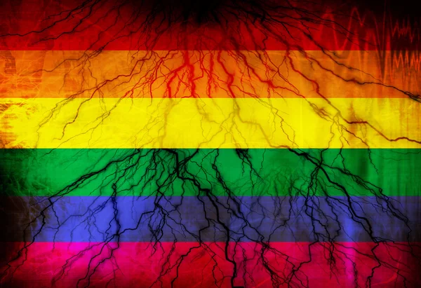 Gay trots vlag — Stockfoto