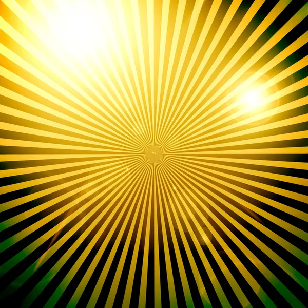 Żółte promienie — Zdjęcie stockowe