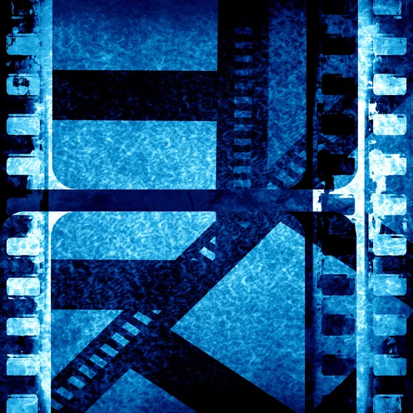 Blue filmstrip — Stock Photo, Image