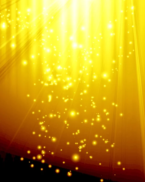 Gyllene spotlight — Stockfoto