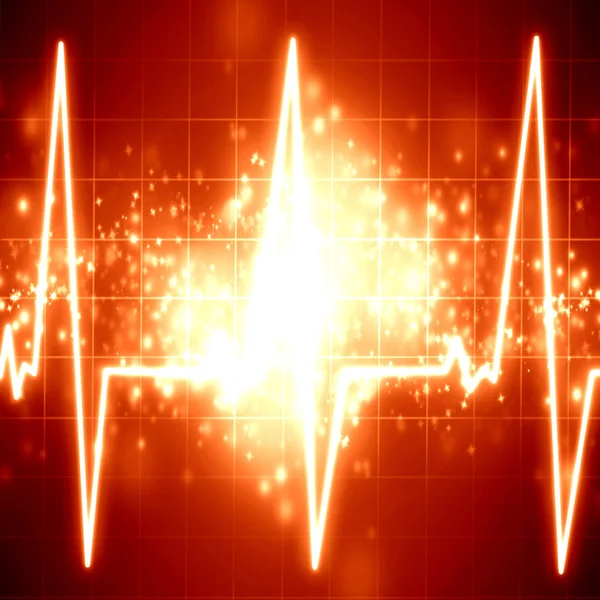 Heartbeat on display — Stock Photo, Image