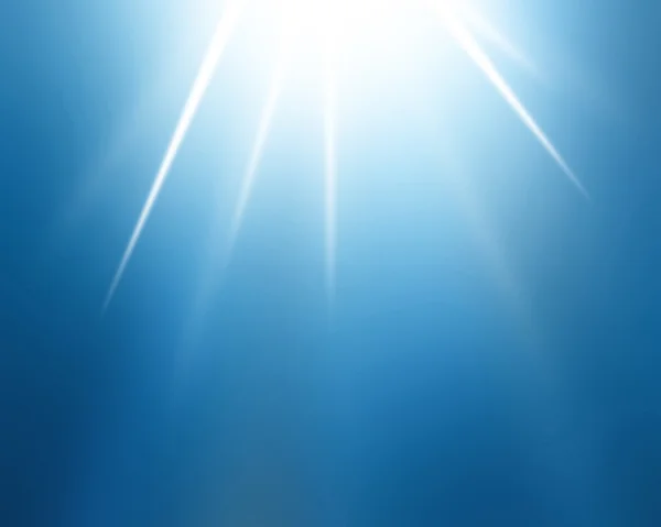 Sol de verão azul — Fotografia de Stock