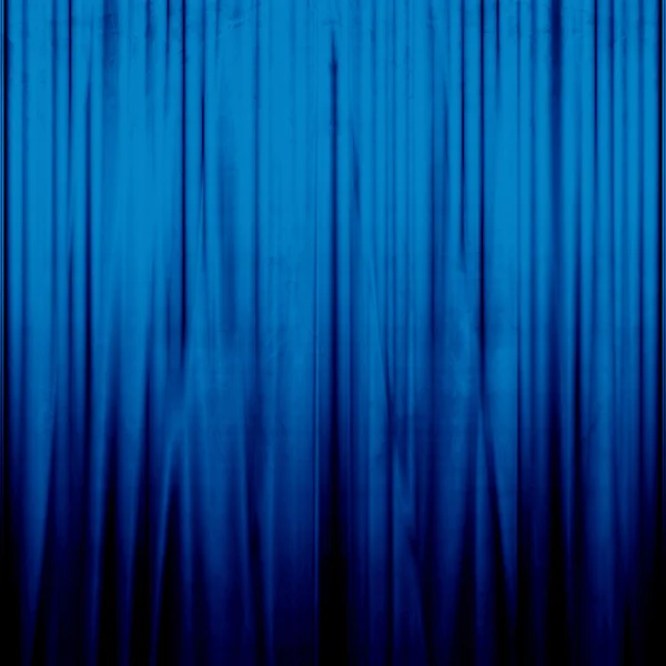 Blue drapes — Stock Photo, Image