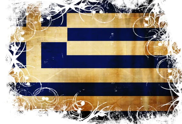Ελληνική σημαία — Φωτογραφία Αρχείου
