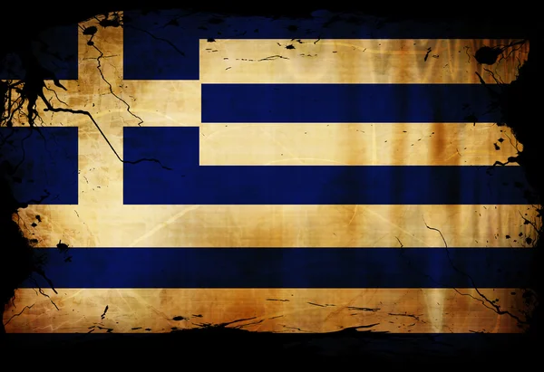 Bandiera greca — Foto Stock