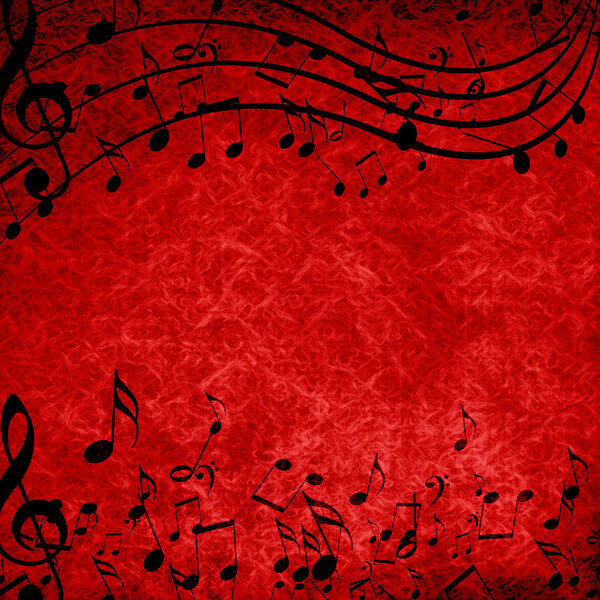 Fondo musical — Foto de Stock
