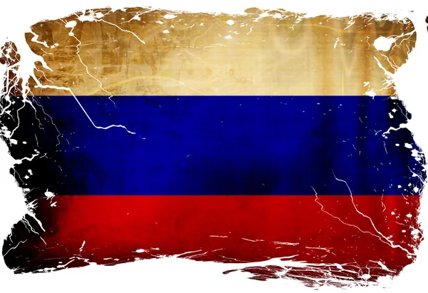 Russische Flagge — Stockfoto