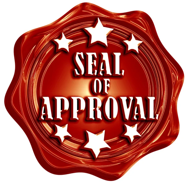 Seal of approval — Stock Photo, Image