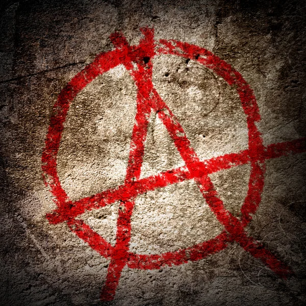 Símbolo de anarquia — Fotografia de Stock