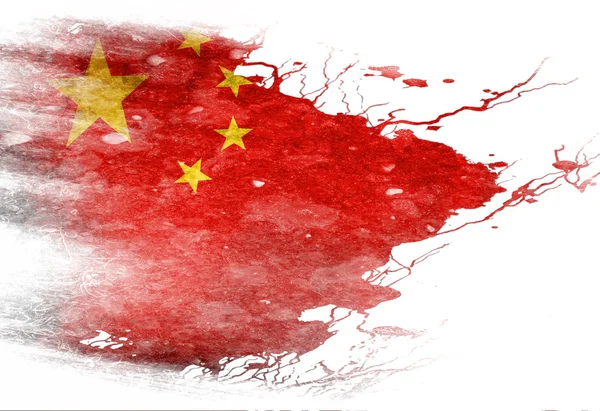 Chinesische Flagge — Stockfoto