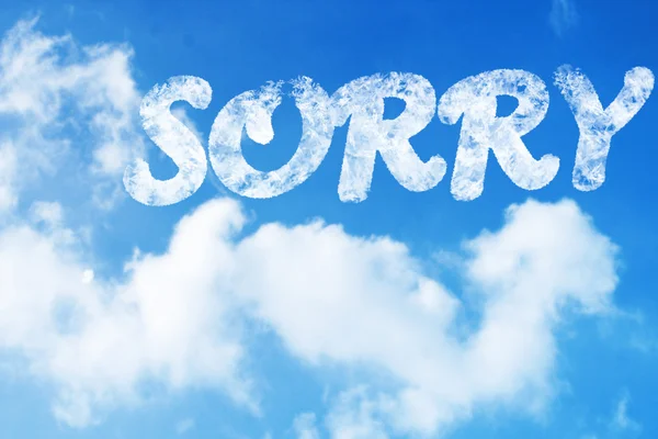 Sorry — Stock Photo, Image