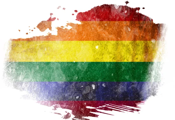 Vlajka homosexuální hrdosti — Stock fotografie