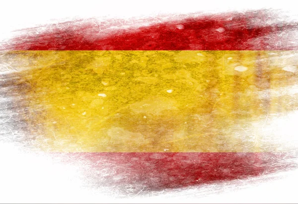 Spanische Flagge — Stockfoto