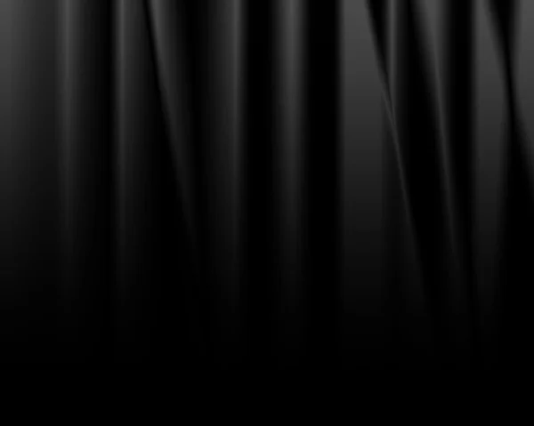 Black drapes — Stock Photo, Image