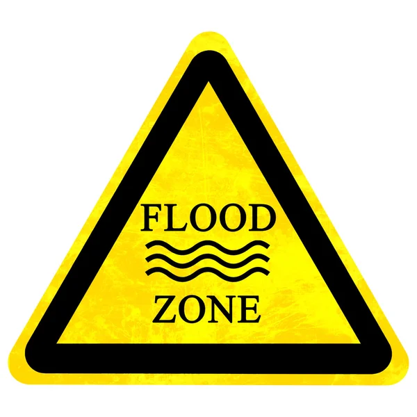 Flood sign — Stock Photo, Image