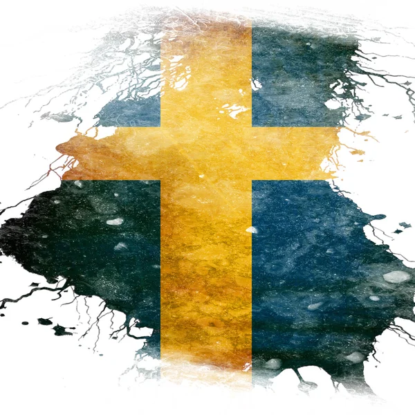 Flaga Szwecji — Zdjęcie stockowe