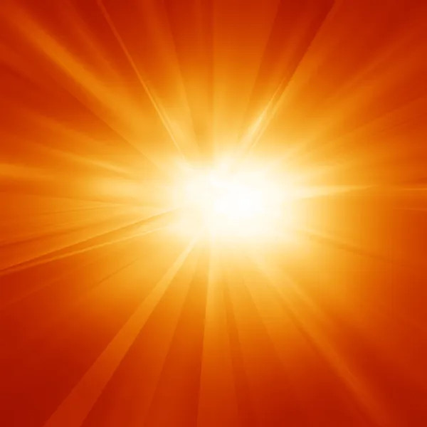 Bright summer sun — Stock Photo, Image