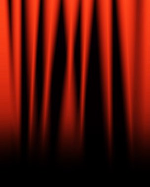 kırmızı perdeler