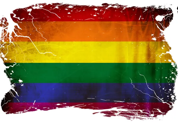 Gay pride flag — Stock Photo, Image