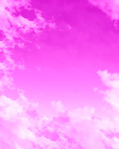 Nuvens cor de rosa — Fotografia de Stock