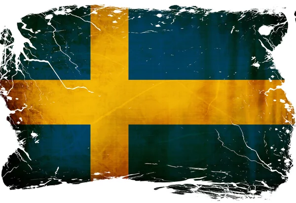 Σουηδική σημαία — Φωτογραφία Αρχείου