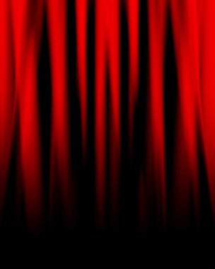 kırmızı perdeler