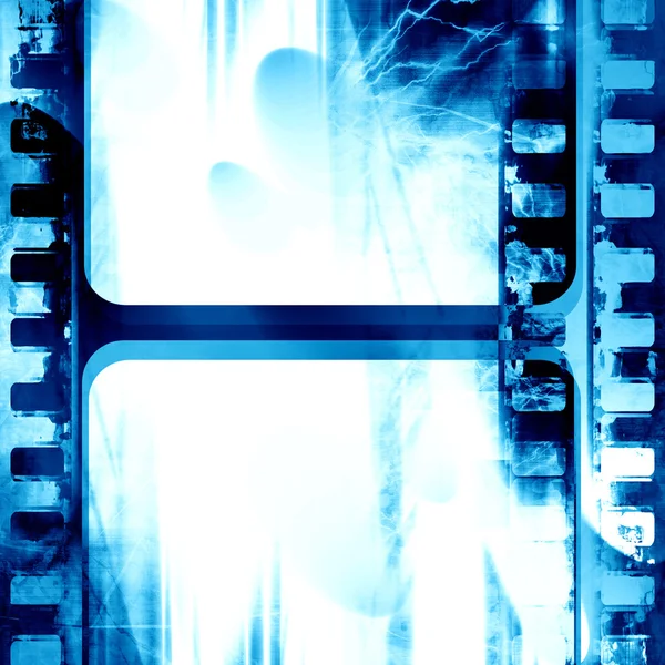 Kék Filmszalag — Stock Fotó