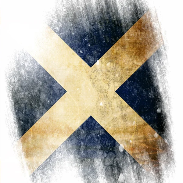 Skotská vlajka — Stock fotografie