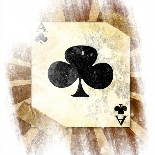 Old playing card — Stock Photo, Image