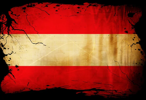Österreichische Flagge — Stockfoto