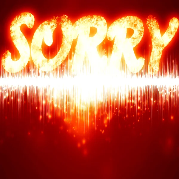 Sorry — Stock Photo, Image