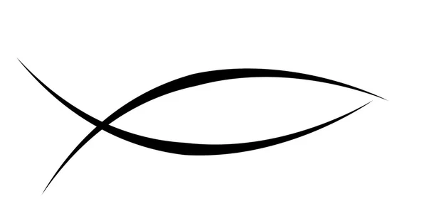 Christian fish symbol — Stock Photo, Image