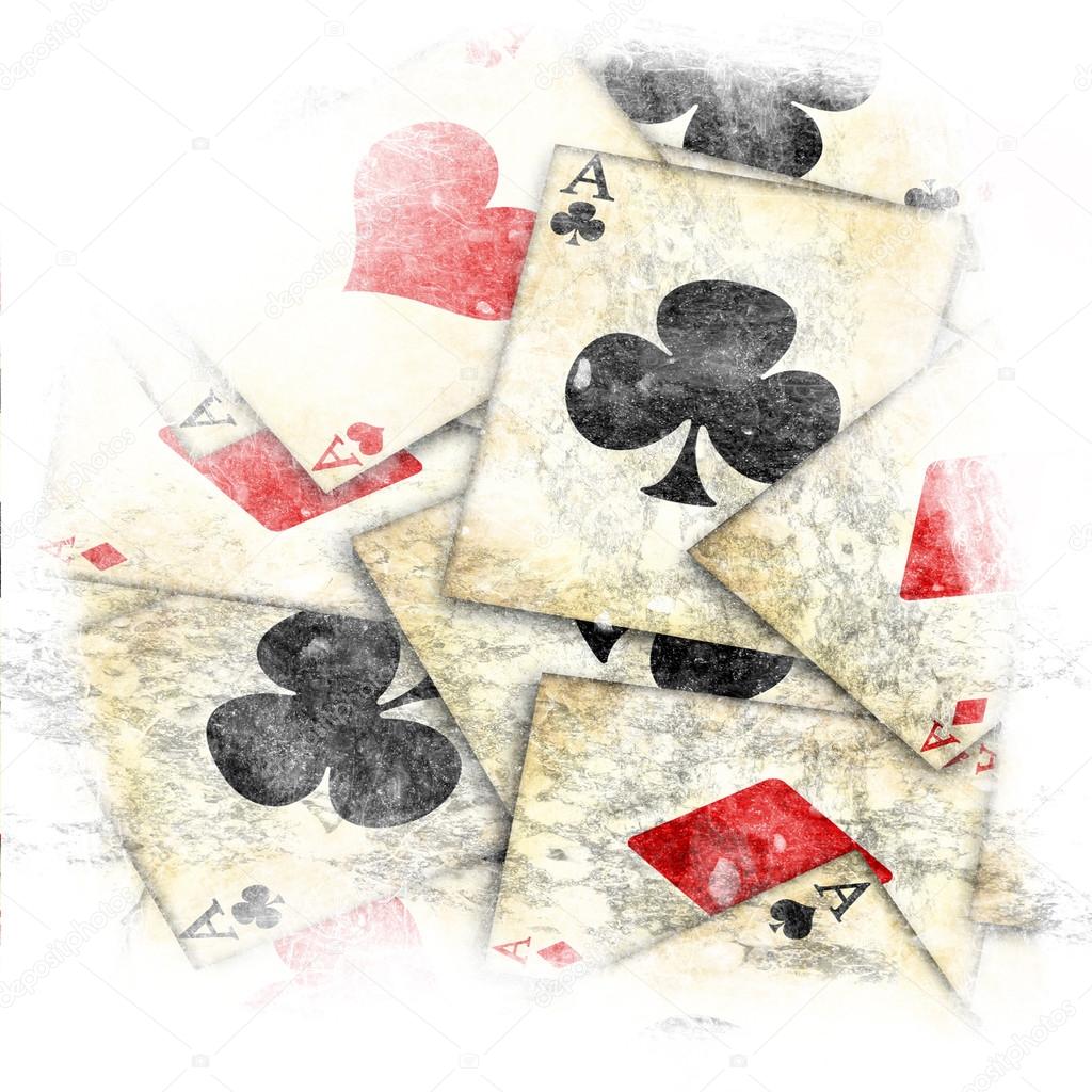old playing card
