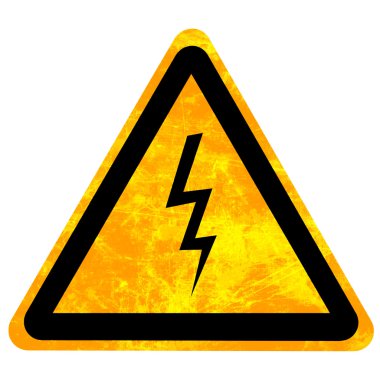 Yüksek Voltaj Tehlike işareti