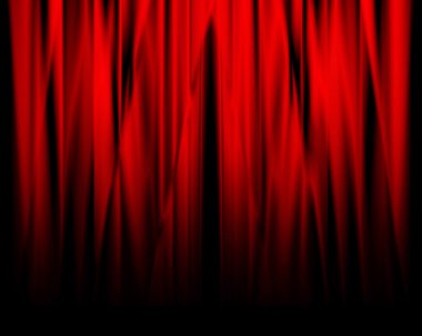 kırmızı perdeler