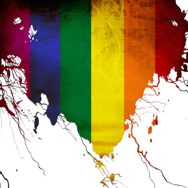 Gay pride flag — Stock Photo, Image
