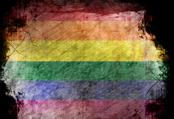 Gay trots vlag — Stockfoto