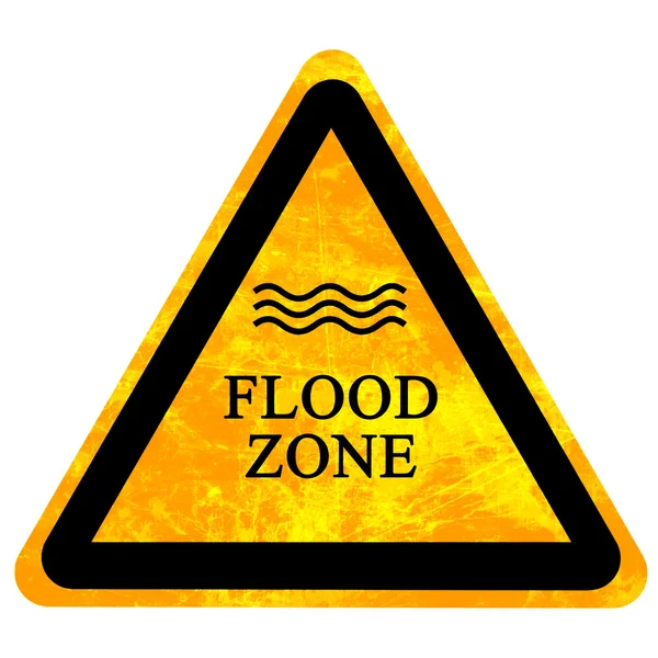 Flood sign — Stock Photo, Image
