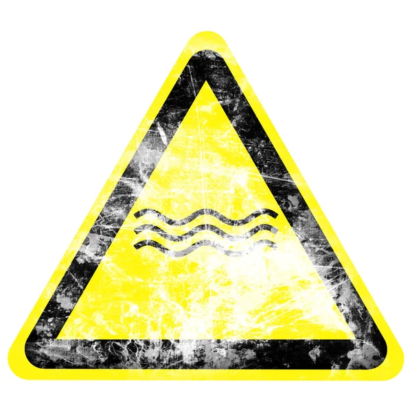 Flood sign — Stock Photo, Image