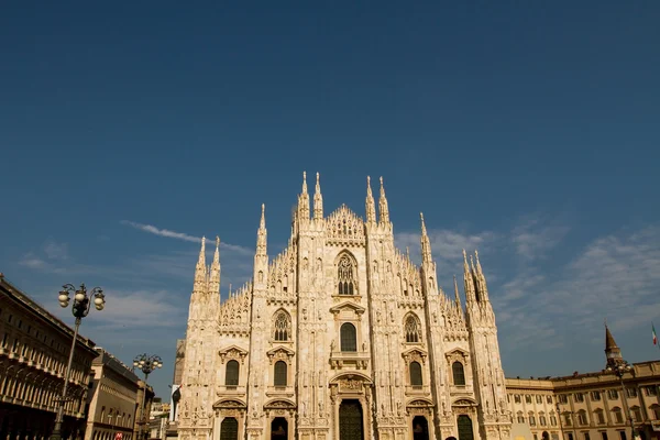 Milan zobrazit, duomo, horizontální — Stock fotografie