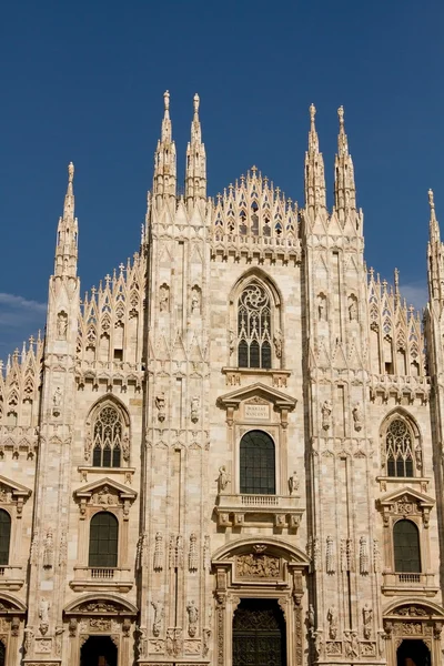 Milán vista, Duomo, vertical — Foto de Stock