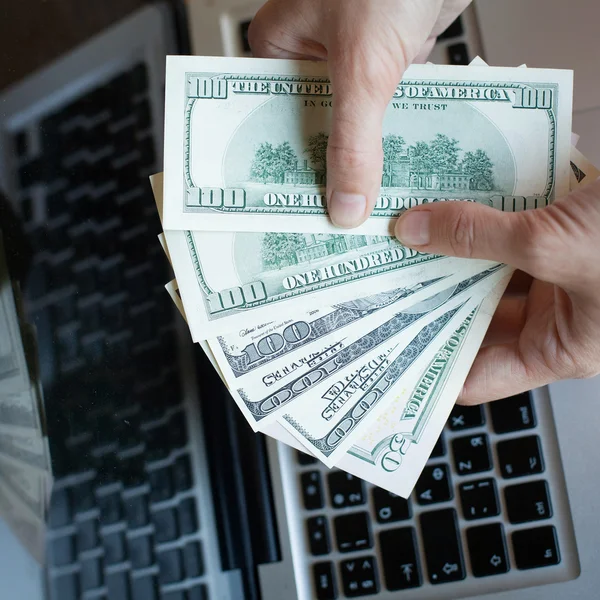 Arbeit im Internet — Stockfoto